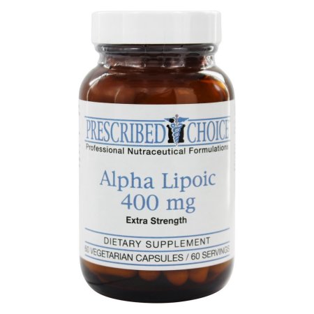 Prescribed Choice - ácido alfa lipoico fuerza adicional de 400 mg. - 60 cápsulas vegetales