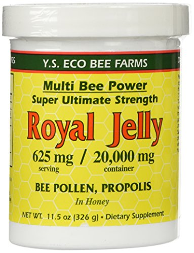 Jalea real/miel de abeja de YS - R.J.+B.P.Propol/, 20000 mg, gel de 11,5 oz