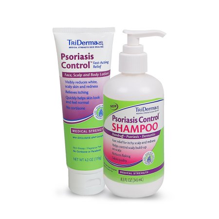 TriDerma® Psoriasis Control ® Essentials champú y crema
