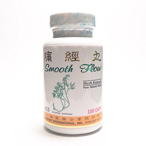 Flujo suave dieta suplemento 500mg 100 cápsulas (Tong Jing Wan) 100% hierbas naturales
