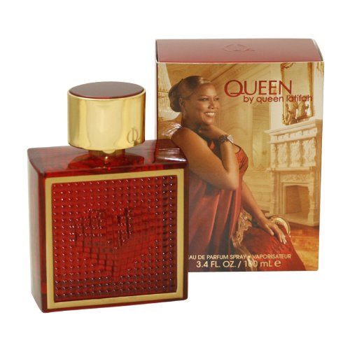 Queen Latifah Queen de Queen Latifah para mujer Eau De Parfum Spray, 3,4 onzas / 100 Ml