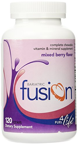 Bariátrica fusión: Completada masticable vitamina y suplemento Mineral mezclan Berry sabor tabletas, 120 tabletas