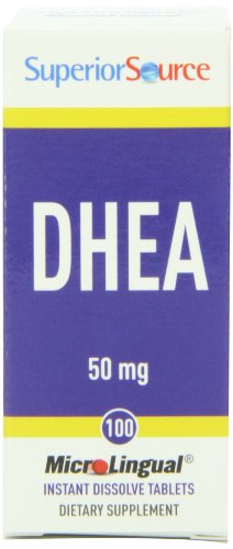 Fuente superior DHEA multivitamínico, 50 mg, 100 cuenta