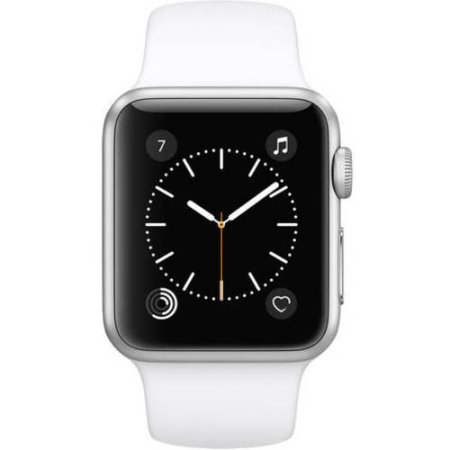Apple Serie 1 del reloj, la caja de 38 mm de aluminio con banda deporte