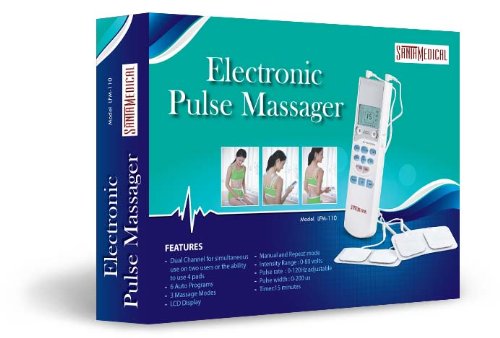 Electroestimulacion mano massager electrónico del pulso - Estimulador muscular excelente para el tratamiento del dolor electroterapia
