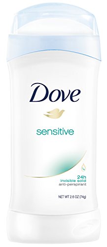 Dove antitranspirante desodorante sensible piel 2,6 onzas (paquete de 6)