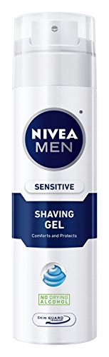 NIVEA Gel de afeitar sensible de los hombres con protector de piel, 7 oz botella