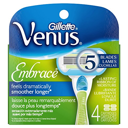 Hoja de afeitar de Gillette Venus Embrace mujeres recargas de cuenta 4