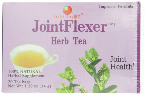 Salud rey Jointflexer hierba té, bolsitas de té, cuenta 20 caja