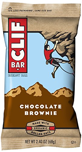 BARRA de CLIF energía - Brownie de Chocolate - (2,4 oz, cuenta 12)