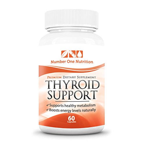 Número una nutrición tiroides apoyo, suplemento fórmula Natural, gran energía auxiliar, cuenta 60