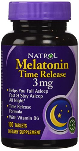 Liberación de tiempo de Natrol melatonina tabletas 3 mg