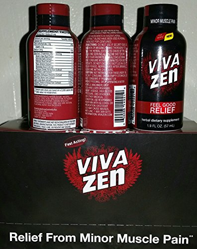 Nuevo Vivazen sentir buen relieve. Todos los productos de Vivazen a partir de 2016 no contienen Kratom. Consulte suplementos botánicos antes de compra. (Pack 12)