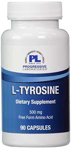 Suplemento de L-tirosina laboratorios progresiva, cuenta 90