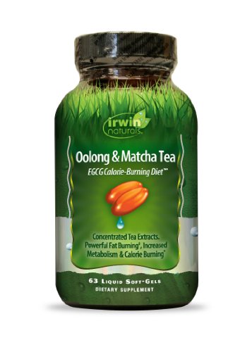 Irwin Naturals Oolong y té Matcha, cuenta 63