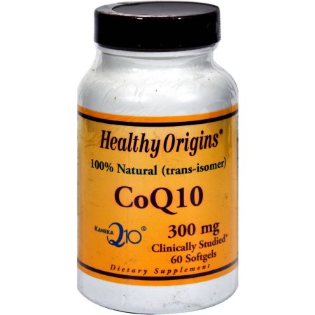 Healthy Origins CoQ10, Kaneka Q10, 100% natural, 300 mg, 60 CT