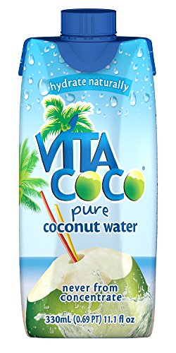 Vita Coco agua de coco, pura, 11,1 onzas (Pack de 12)