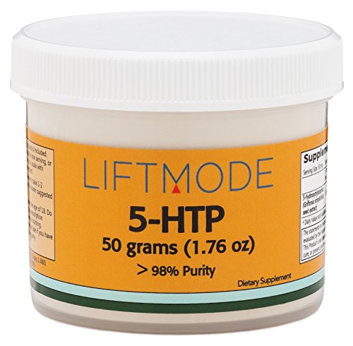 Polvo de 5-HTP - 50 gramos (1,76 Oz) - 98% puro - FBA