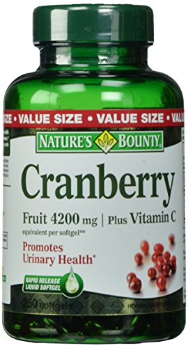 Recompensa arándano de la naturaleza fruta 4200mg / Plus vitamina C, 250 cápsulas