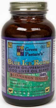 Verde pasto - hielo azul Royal mantequilla aceite, sabor canela Tingle, Oz 8,1