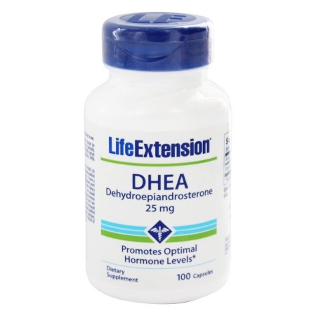 Life Extension DHEA dehidroepiandrosterona 25mg 100 Cápsulas