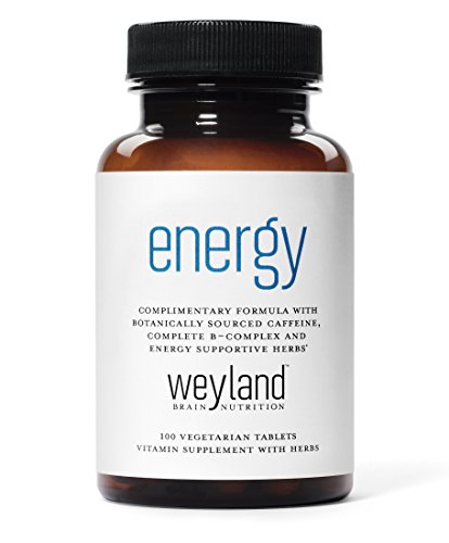 Weyland: Energía - fórmula de cortesía con botánicamente con cafeína, completar hierbas de apoyo complejo B y la energía