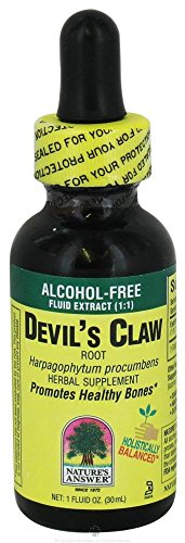 Alcohol de respuesta de la naturaleza libre de raíz de garra del diablo - 1 oz