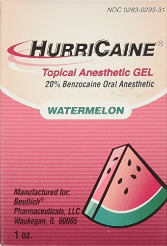 Beutlich LP productos farmacéuticos evidenció anestésico Gel tópico, sandía, 1 onza