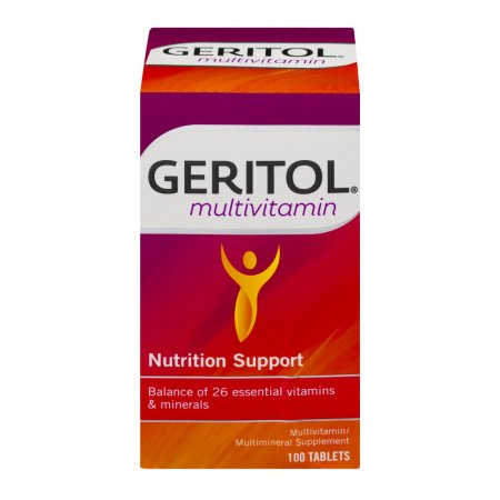 GERITOL multivitaminas Nutrición Apoyo tabletas - 100 CT