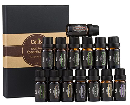 Set de aceites esenciales de grado terapéutico calily, 10ml - Pack de 14