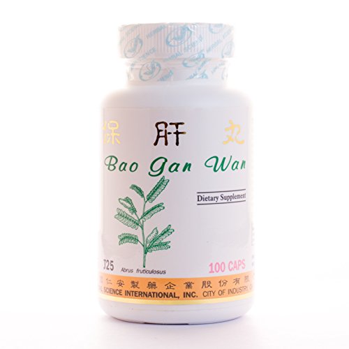 Hígado guardia dietéticos suplemento 500mg 100 cápsulas (Bao Gan Wan) 100% hierbas naturales