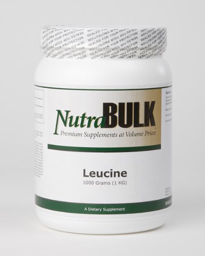 NutraBulk L-leucina de un kilogramo - 1000 gramos