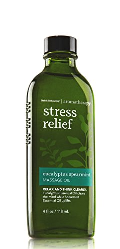 Baño y cuerpo funciona aromaterapia estrés socorro eucalipto menta masaje aceite 4 Fl Oz