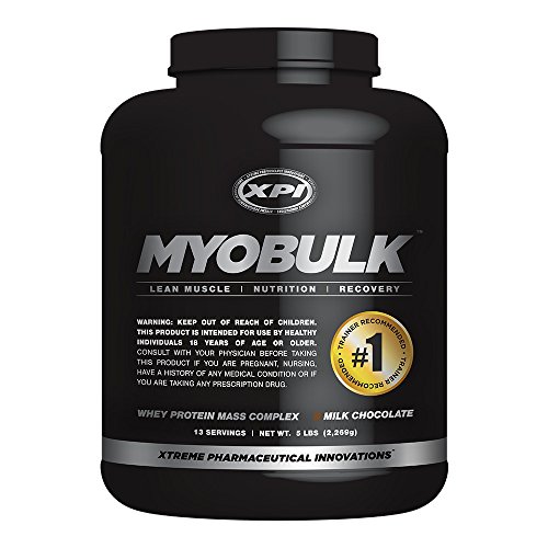 MyoBulk (Chocolate) 5 LBS, peso Gainer - ganar libras de Lean, músculos bien definidos - mejor proteína en polvo