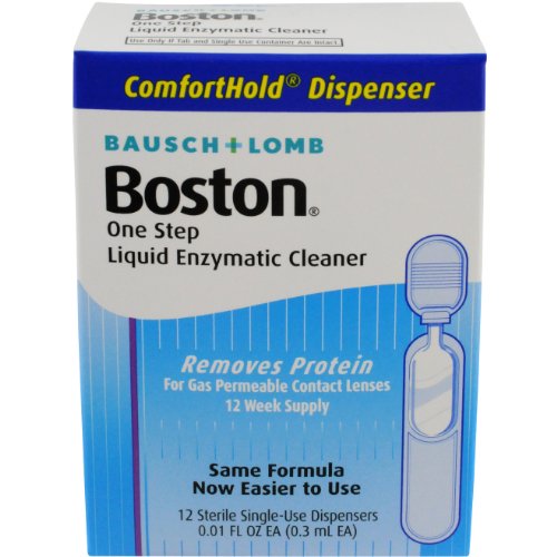 Limpiador, de la Boston un paso líquido enzimático lente cuenta 12 (0,3 ml EA)
