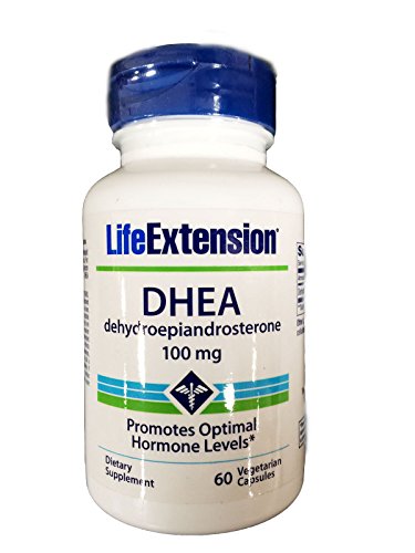 Vida extensión, DHEA 100 Mg cápsulas vegetarianas, 60-Conde