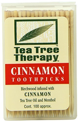Palillos de terapia de árbol de té, canela, cuenta 100