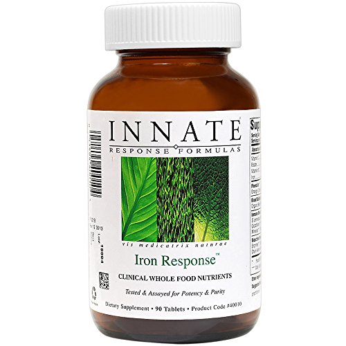 Respuesta innata - hierro, ayuda a mantener niveles saludables de hierro en la sangre, 90 tabletas