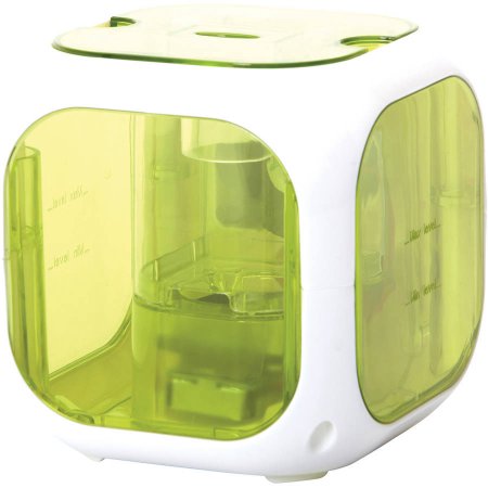 Healthsmart Cubo del compañero de vapor frío humidificador ultrasónico y difusor de aromaterapia, filtra gratuito, Verde