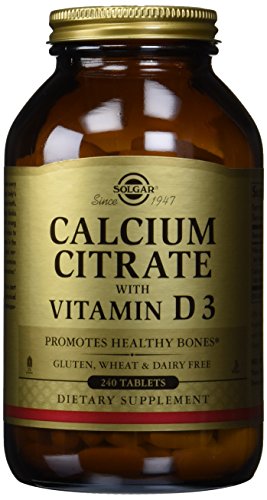 Citrato de calcio Solgar vitamina D3 tabletas 240