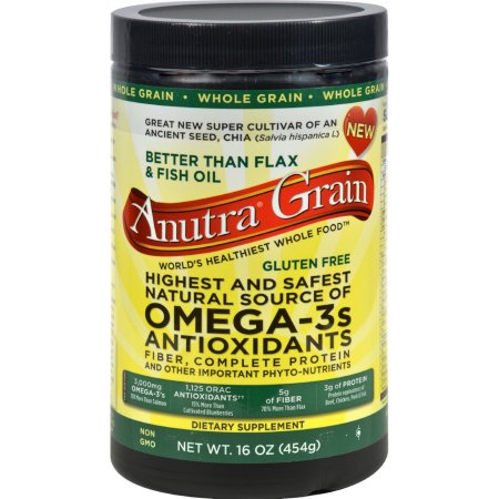 Anutra Omega 3 Los antioxidantes fibra y proteína completa de grano entero - 16 oz