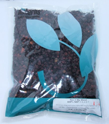 Orgánico fruto de la Schisandra o semilla con sabor a cinco / usted Ji Wu Wei Zi / hierbas a granel Schisandra Chinensis, 16oz o 1lb