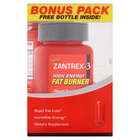 Zantrex-3 High Energy Fat Burner cápsulas de suplementos dietéticos 36 conteo 2 pk