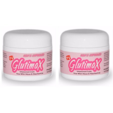 Glutimax 2 tarros de glúteos a tope botín Mejora crema de la ampliación según lo visto en la TV