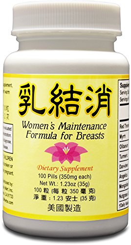 Fórmula de mantenimiento de las mujeres para suplemento herbario senos ayuda para la salud de la mama, claro el calor y la sangre circulación 350mg 100 pastillas Made In USA