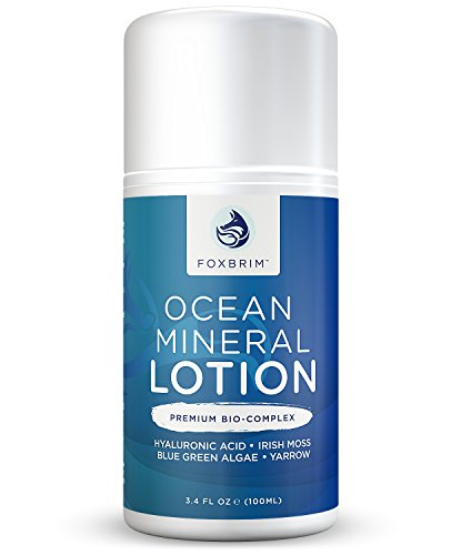 Foxbrim Ocean Mineral loción y crema hidratante de la cara - algas Bio-Complex, 100mL / 3.4 oz