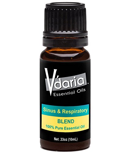 Congestión holístico, seno y respiratorio mezcla de 6 aceites esenciales: Lavanda, menta, eucalipto, Romero, salvia y cedro | 100% natural, puro, sin diluir