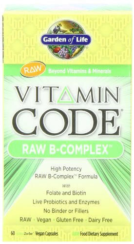Jardín de vida código vitamina B complejo, 60 cápsulas
