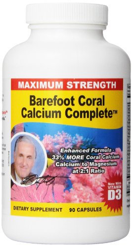 Calcio de Coral descalzo completa 90 cápsulas