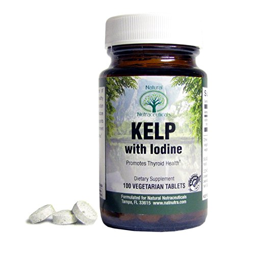 Nutra natural - suplemento de algas Kelp Premium - mayor fuente de yodo - fuente Natural, limpiarla, claro, no industrializados - soportes sanos tiroides, metabolismo y pérdida de peso - Gluten Free - vegana - vegetariana - 100 tabletas